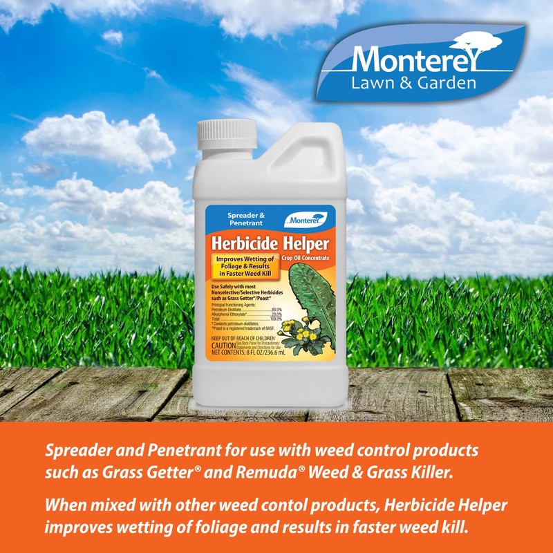 Monterey Herbicide Helper Crop Oil Concentrate Bundled with Measuring Spoon