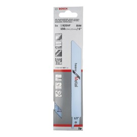BOSCH S925VF Metal Saver Saw Blades, Set of 5