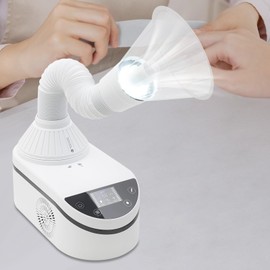 Gdrasuya10 Nail Dust Collecting Machine, Low Noise Tabletop Nail Dust Cleaning Machine, Adjustable Speed Grinding, 360° Rotating Angle and 12.6-23.62in Pull-Out Range, for Nail Art, Veneer, Nail Care