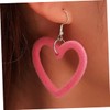Healeved 2 Pairs Earrings for Women Elegant Dangling Heart Shaped