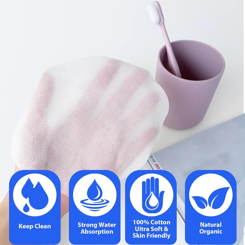 DtgEcd 100 Pack Disposable Compressed Face Towels, Compressed Towels Tablets,