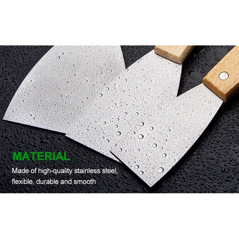 10PCS 4inch Drywall Taping Tools Set Puttyknife Flexible Scraper (1.5inch)