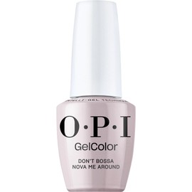 OPI GelColor Don't Bossa Nova Me Around | Opaque Cool Neutral Purple-Gray Crème LED Cure Gel Nail Polish | Salon-Quality Shine, Long-Lasting Wear | Vegan & HEMA Free | 0.5 Fl Oz