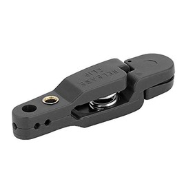 Snap Release Clip, Pack of 2 Spring Snap Quick Release Clip for Weight Planner Board Boom Downrigger Power Grip Tackle Weight Clip (Black)