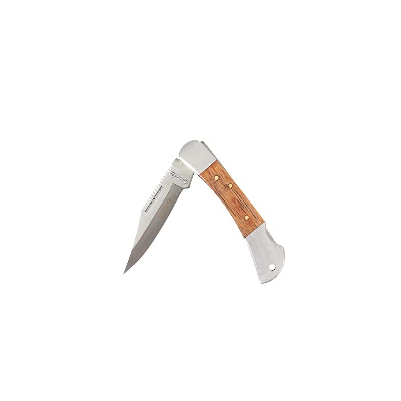 Navaja con mango de madera