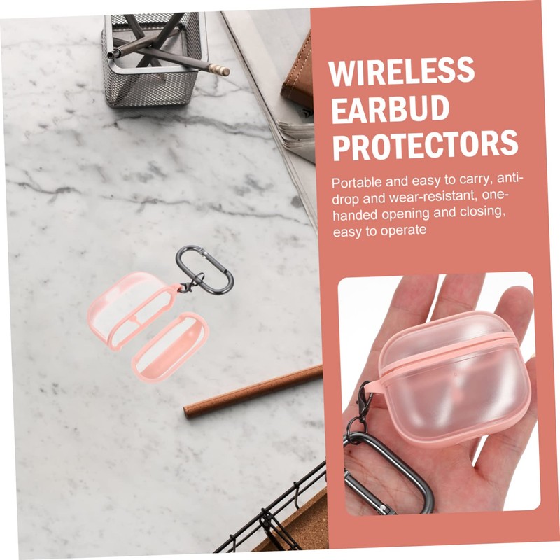 Gatuida 2sets Wireless Earbud Protector Case Stylish TPU Protective Cover
