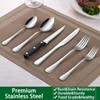 24-Piece Silverware Set with Steak Knives,Flatware Set Service for 4