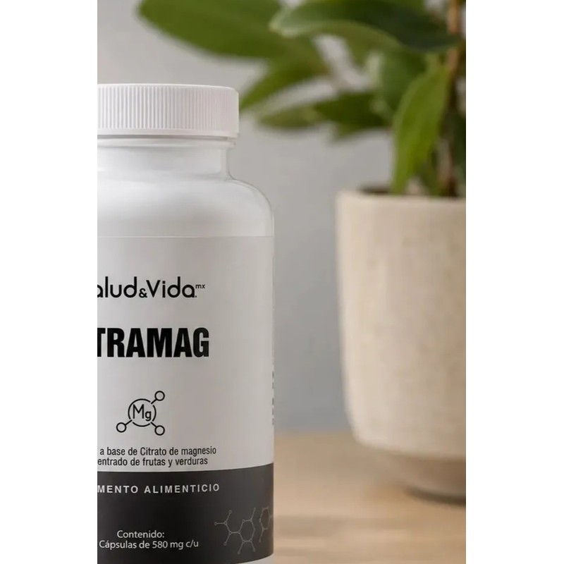 Citrato de Magnesio 200 Cápsulas de 500 mg Citramag SaludVida