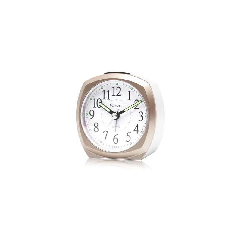 Ravel - Midsize Small Two Toned Pastille Alarm Clock with