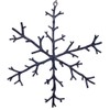 Vickerman 742662-12" Brown Twig Snowflake Christmas Tree Ornament (3 Pack)