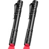 Tuanse 2 Pcs Red Light Flashlight Red LED Flashlight Pen