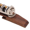 6 String Guitar Metal Tailpiece Adjustable Wooden Bridge Replacement String