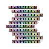 Treedix 10x10 WS2812B 5050 RGB LED Light Stick Matrix Individually