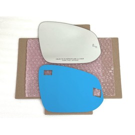 Replacement Blind Spot Mirror Glass with Full Size Adhesive for 2014-2023 Toyota Highlander 4Runner Tacoma RAV4 Venza Corolla Cross 2024 Grand Highlander Passenger Side View Right RH