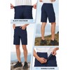 Hiauspor Men's Hiking Cargo Shorts 9"/10" Quick Dry Lightweight Waterproof