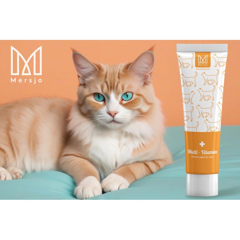 Mersjo Anti-Hairball Cat Paste with Multivitamin 100 g - Dietary