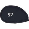 Daiya Golf HC-411 Iron Cover 411, Sold Separately, Black (52)