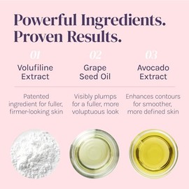 Divine Derriere- Crema corporal Perky - Crema reafirmante y tensora para el cuerpo - Crema reafirmante para el pecho hidratante con