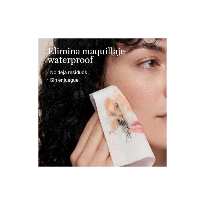 Elementa Toallitas Desmaquillantes Individuales, Toallitas Húmedas para Desmaquillar Ojos y