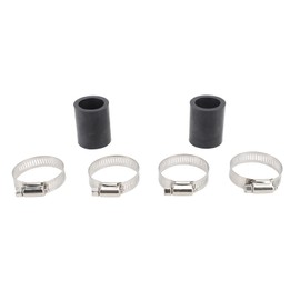 2Pcs 1in High Temp Pipe Clamps Connector Sturdy Exhaust Pipe Clamps Connector for Banshee 1987 to 2006 Black