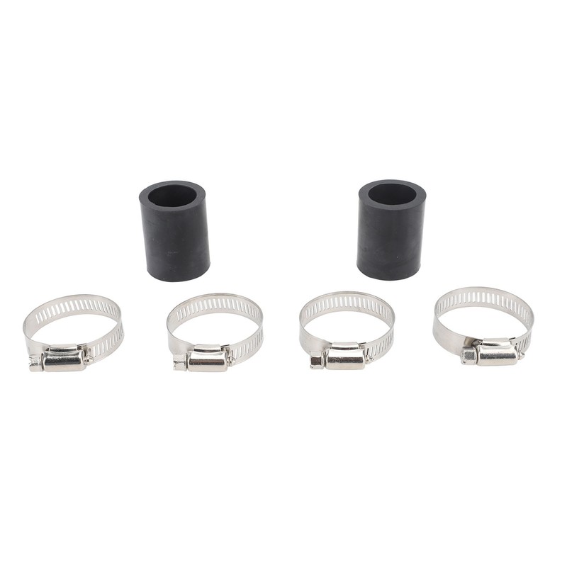 2Pcs 1in High Temp Pipe Clamps Connector Sturdy Exhaust Pipe