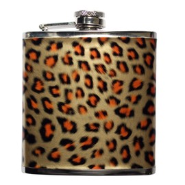 Island Dogs Flask, Leopard
