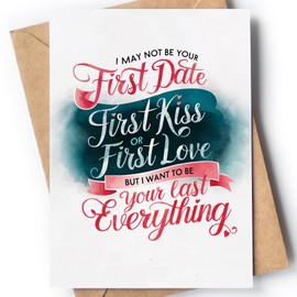 To My Girlfriend Birthday Card - Happy Anniversary Present for Women - Promise Blank Card to My Future Wife, Fiance - To My Soulmate Anniversary Card for her - Xmas, Valentines Gifts - I May Not Be