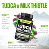 WELBUDA 1000mg Tudca Supplement with Milk Thistle Extract - 60