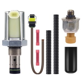 Powerstroke IPR válvula de presión para inyector de presión y sensor de control ICP cable Pigtai apto para Ford Super Duty F250 F350 F450 F550 Excursion E350 E450 2003-2010 6.0L V8 Diesel