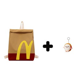 McDonalds Backpack Bag Funny Lightweight Knapsack Crossbody Shoulder Bag for Women Men:_23