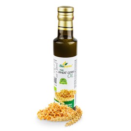 Biopurus Certified Organic Cold Pressed Wheat Germ Oil 250ml | Natural Vitamin E Source for Skin, Hair & Nutrition | Unrefined, Non-GMO, Vegan, Antioxidant-Rich Supplement