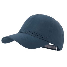 Gorra de béisbol de secado rápido para mujer, de malla, ligera, protección UV para deportes al aire última intervensión, varios colores, #2 Azul prusiano, One Size