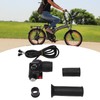 Electric Bike Throttle Grip 4 Lights Half Lock Speed Twist