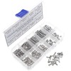 HVAZI #4-40 UNC Stainless Steel Phillips Flat Head Machine Screws