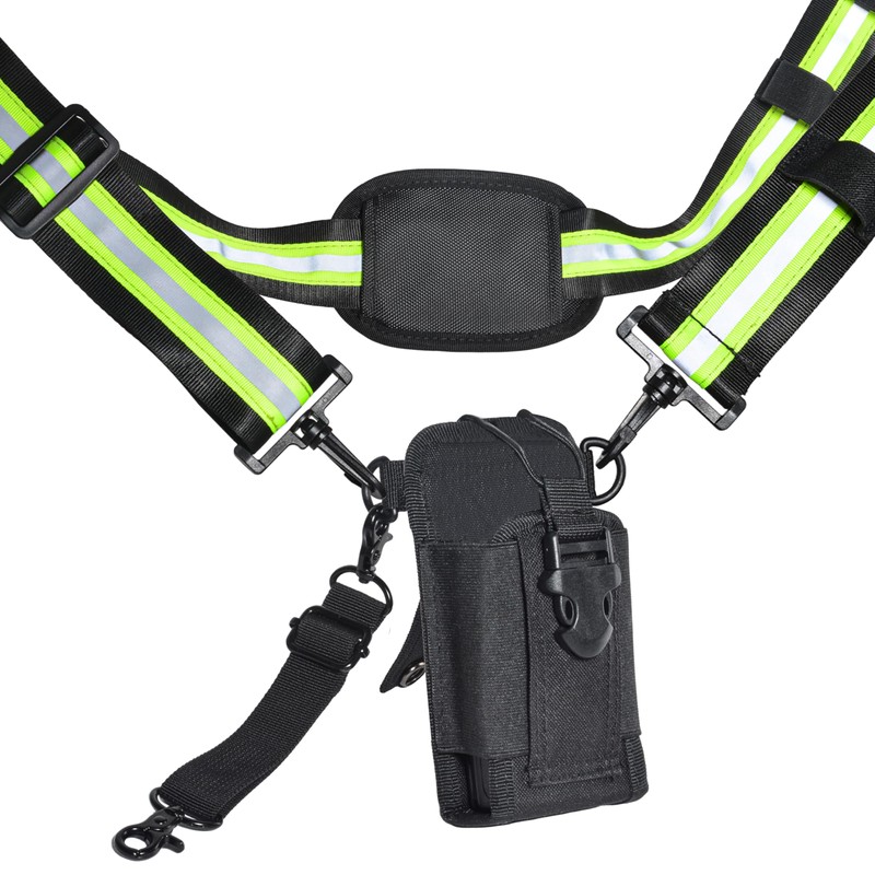 HYS MOLLE Radio Pouch, Universal Walkie Talkie Holster for Duty