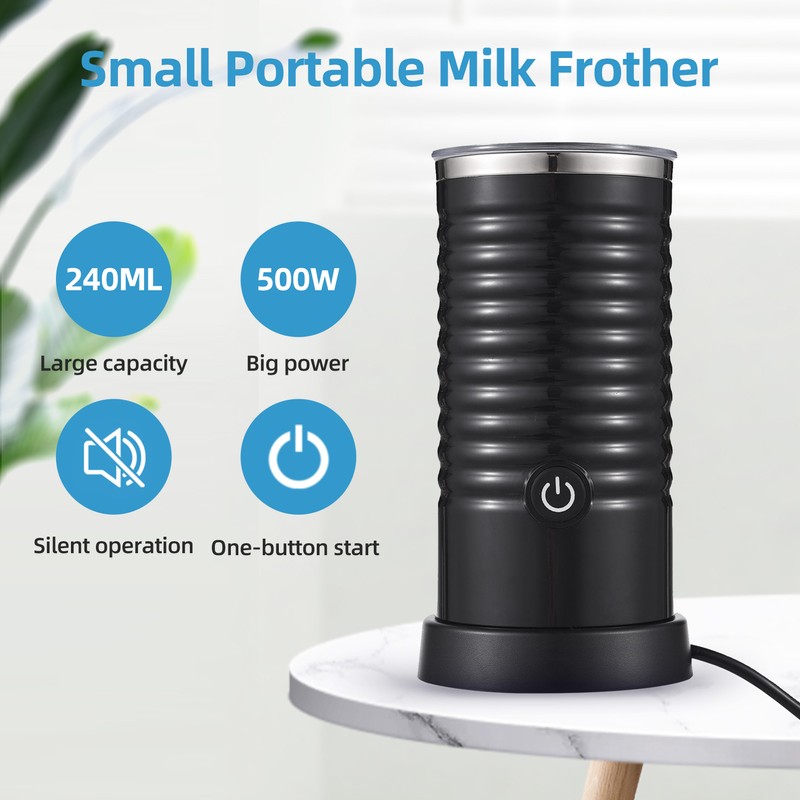 Milk Frother 120ml Household Small Portable 550W High Power 240ml