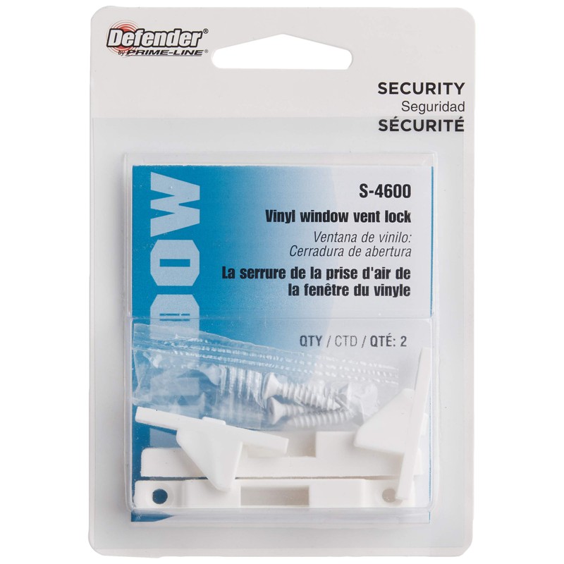 Prime-Line S 4600 Sliding Vinyl Window Vent Stop, 2-1/4 In.