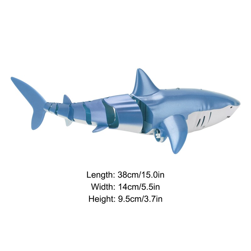Electric RC Boat 2.4G Remote Control Pool Shark Simulation Water