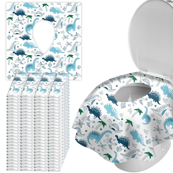 ZHOMA 100 Pack Toilet Seat Covers Disposable, Extra Large No-Slip