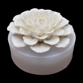 New Peony Mold 3D Peony Flower Mold Peony Candle Mold Peony Clay Mold Candle Making Molds Craft Supplies 3D Mold Silicone Mold for Resin Resin Casting Mold
