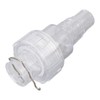 Check valve, check valve for condensate drain pipe, central drain