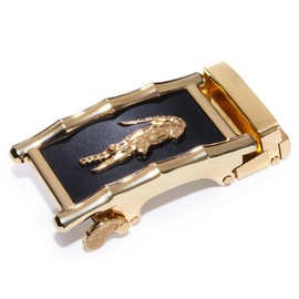 Barry.Wang Mens Belt,Genuine Leather Belts for Men Ratchet Buckle 1 3/8" Sliding Casual Dress,Size Adjustable