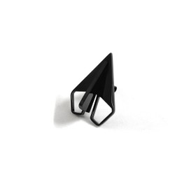 Climple Black Paper Plane Pin Brooches for Men Women Fashion - Metal Origami Plane Brooch Pins for Party, Business Suits