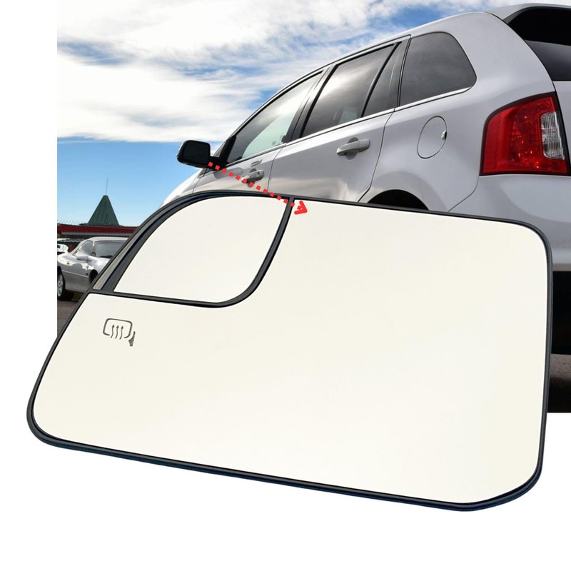 Left Driver Side Mirror Glass Heated Without Blind Spot Detection