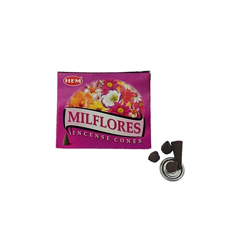 HEM Incense Cones Mill Flawless Opium Red Rose Cone Set