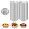 Alrhso 100 Pack Disposable Ramekins Egg Tart Baking Cups 2.8