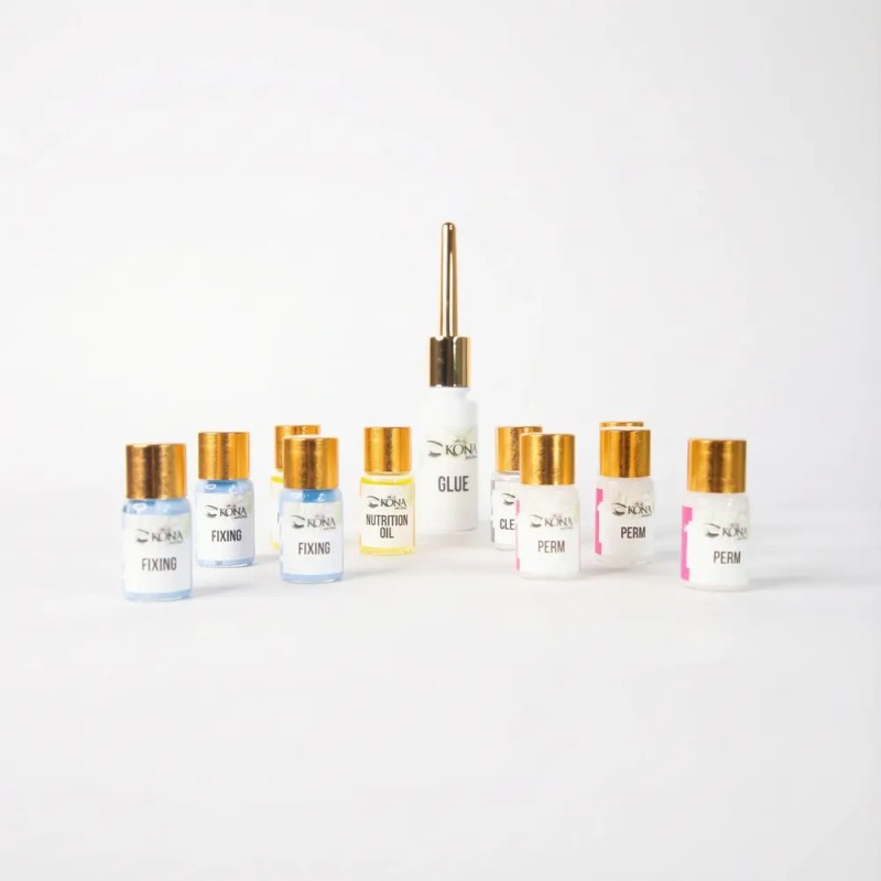 Kit Lash & Brow Lifting Pestañas Planchado Ceja Kona Lashes