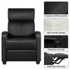 Yaheetech Recliner Chair PU Leather Recliner Sofa Home Theater Seating