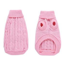 FEimaX Hundepullover Haustier Katze Hund Pullover Winter Warmer Sweater für Kleine Mittelgroße und große Hunde Katzen Welpen Strickpullover Kleidung Mantel Kostüm