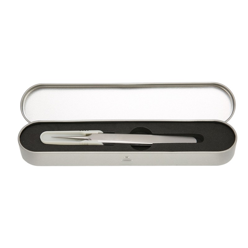 Acne Clip Extractor Blackhead Removal Stainless Steel Pointed Tip Tweezers